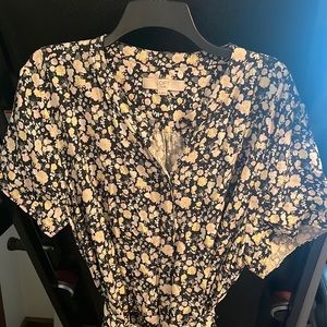 Loft Plus size dress.  Size 18. Green with floral.